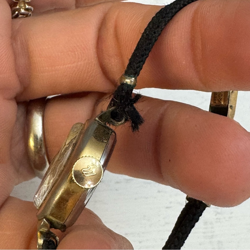 Vintage Ladies Waltham 17 Jewels Watch 12k Gold Filled Rope Style band- Working - Picture 5 of 13